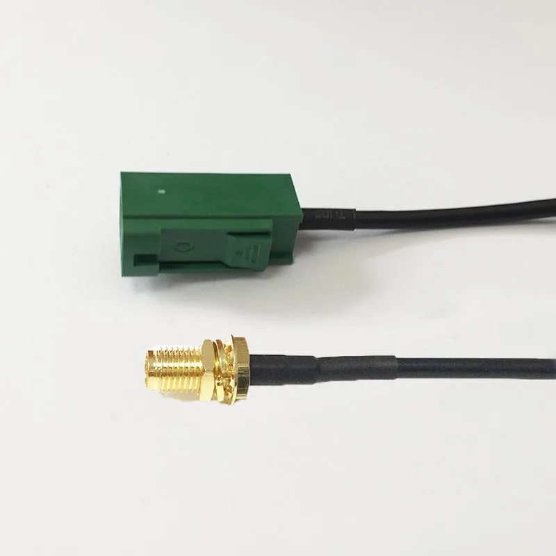 Автомобильный тв Удлинитель SMA женский гайка для Fakra E RF кабель RG174 20 см 8 дюймов