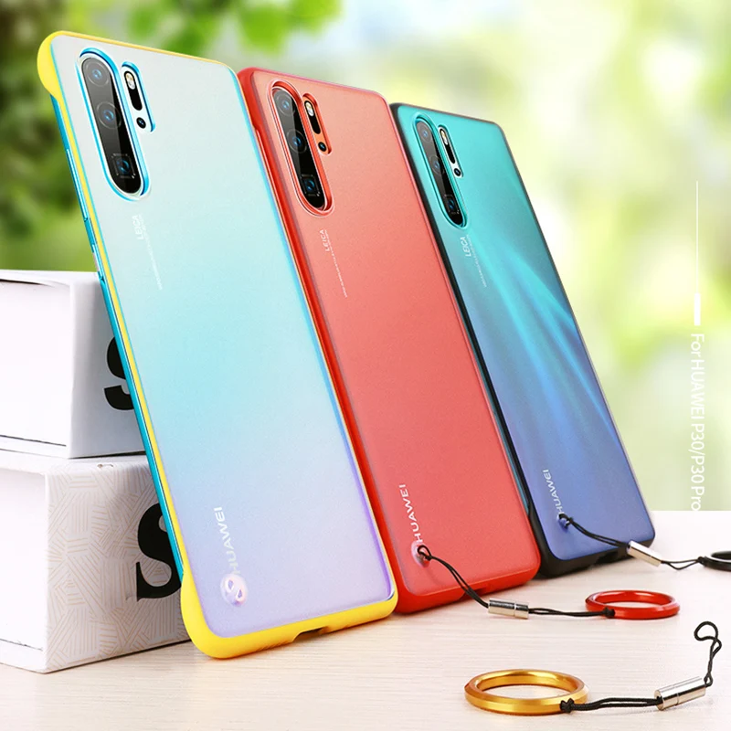 P30 Бескаркасный чехол для huawei P20 Pro Чехол s ультра тонкий жесткий матовый