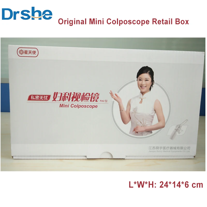 Оригинальная Розничная коробка для мини Colposcope FA2 портативный цифровой видео