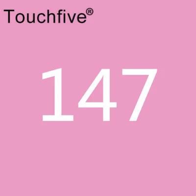 147 TOUCHFIVE дополнительный цвет двойная головка художественные маркеры Кисть ручка на спиртовой основе эскизные маркеры манга ручки для рисования товары для рукоделия - Цвет: 147