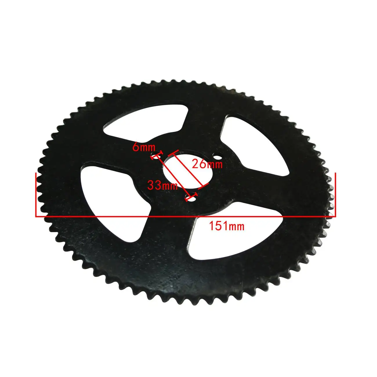 74T Sprocket Cog For 25H Chain Mini Dirt Pocket Rocket Quad PIT Bike ATV | Автомобили и мотоциклы