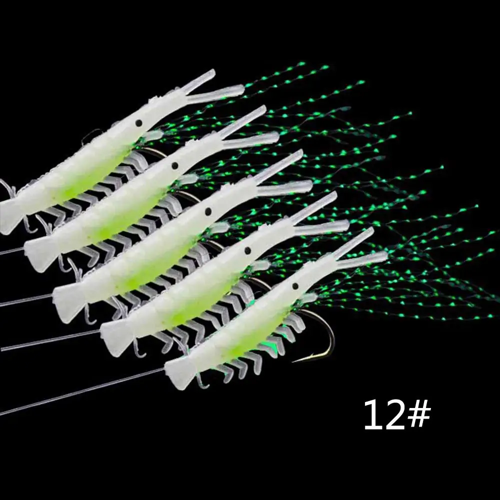 5 шт. светящиеся рыболовные приманки в темноте|fishing lure|shrimp fishingtools fishing |