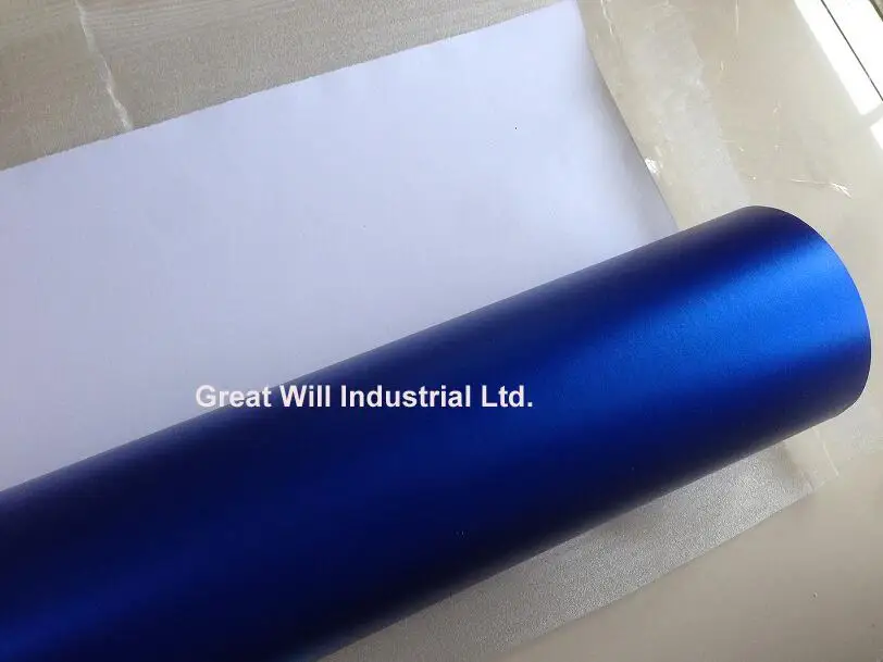 Виниловая пленка темно синего цвета синий матовый хром винил без пузырьков 1 52 х2 0