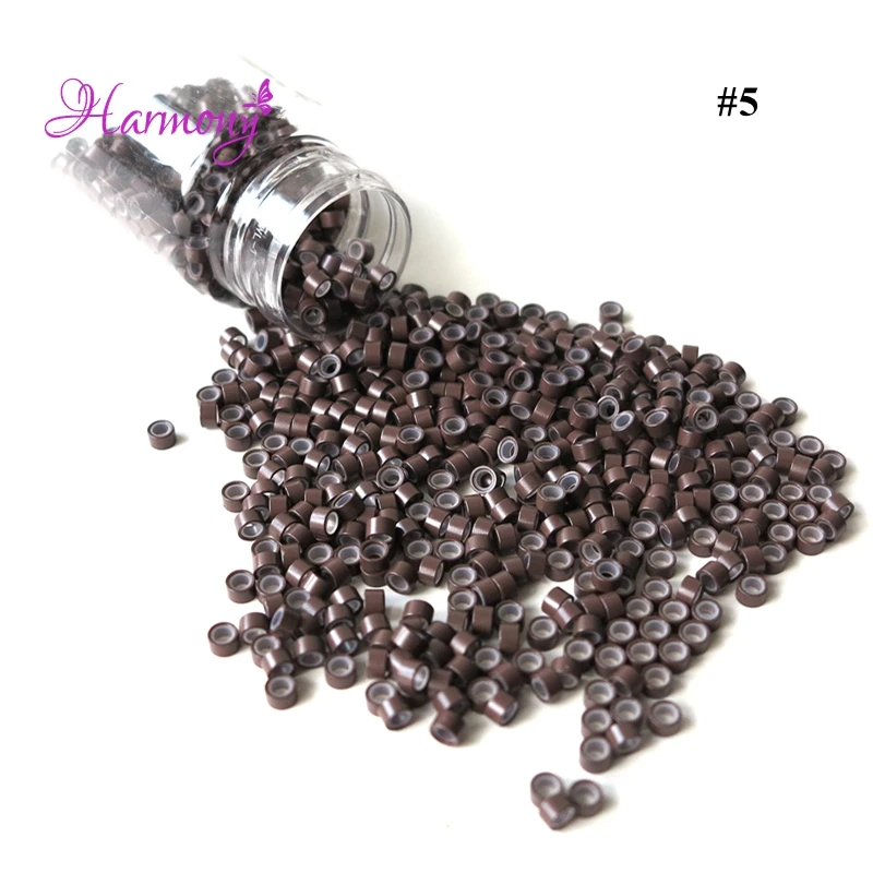 1 бутылка/лот алюминиевых труб микро кольца/ссылки/бусины для перо необрезанные