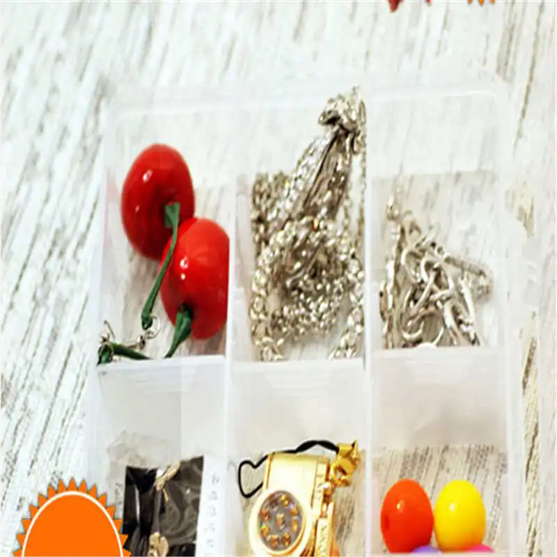 1 шт. 15 пластик Jewelry Кольцо Pill Регулируемый инструмент контейнер коробка для