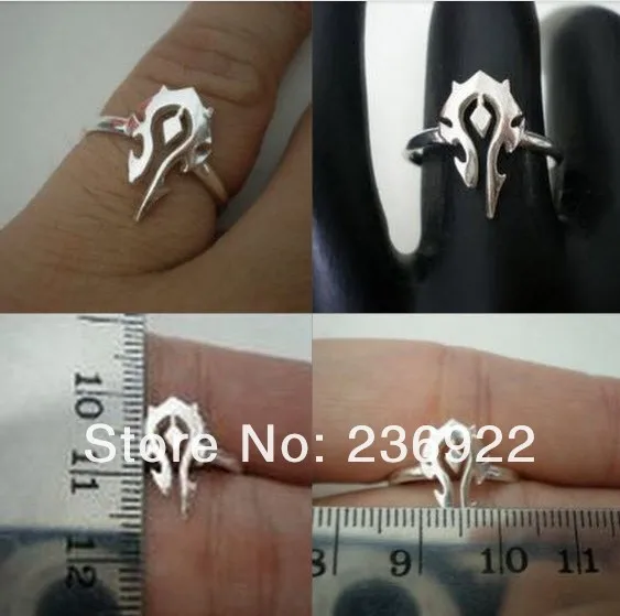 20 шт./лот оптовая продажа модное очаровательное кольцо World Of Warcraft ювелирные
