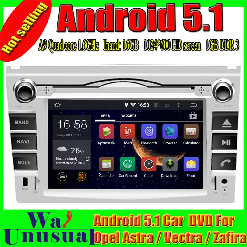 

WANUSUAL 6.2'' 4G RAM 32G ROM Octa Core Android 6.0 Car Video Player GPS for Opel Astra for Vectra for Zafira with BT WIFI Maps