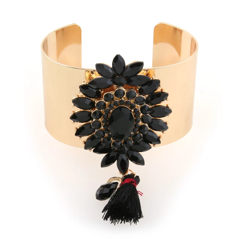 NeeFuWoFu New Crystal Glass Bracelets Copper bangles for women Fashion luxury Jewelry charm new brand collection full pave | Украшения и