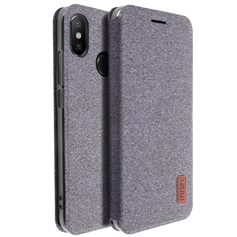 Чехол для xiaomi mi 8 lite, чехол MOFI для xiaomi mi 8 Pro, тканевый флип-чехол для xiaomi mi 8 x, полное покрытие mi 8 lite, флип-матовый чехол