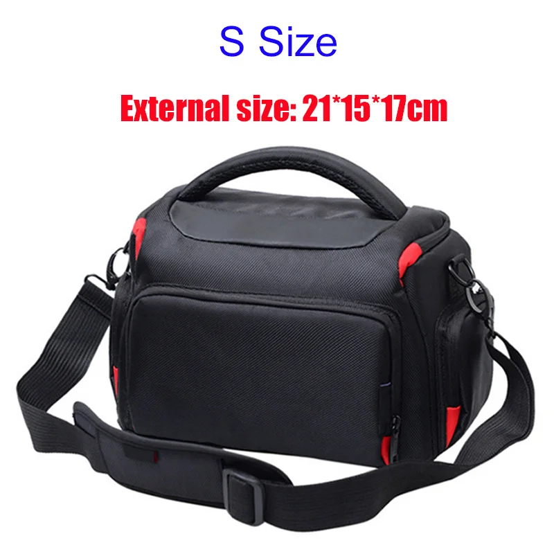 Canon Size S Камера Сумка Чехол Крышка для цифровой однообъективной зеркальной камеры Canon EOS 77D 7D 750D 1300D 80D 800D 6D 70D 760D 700D 600D 100D 1200D 1100D 550D SX50 SX60 SX30 SX540 - Цвет: Canon Size S