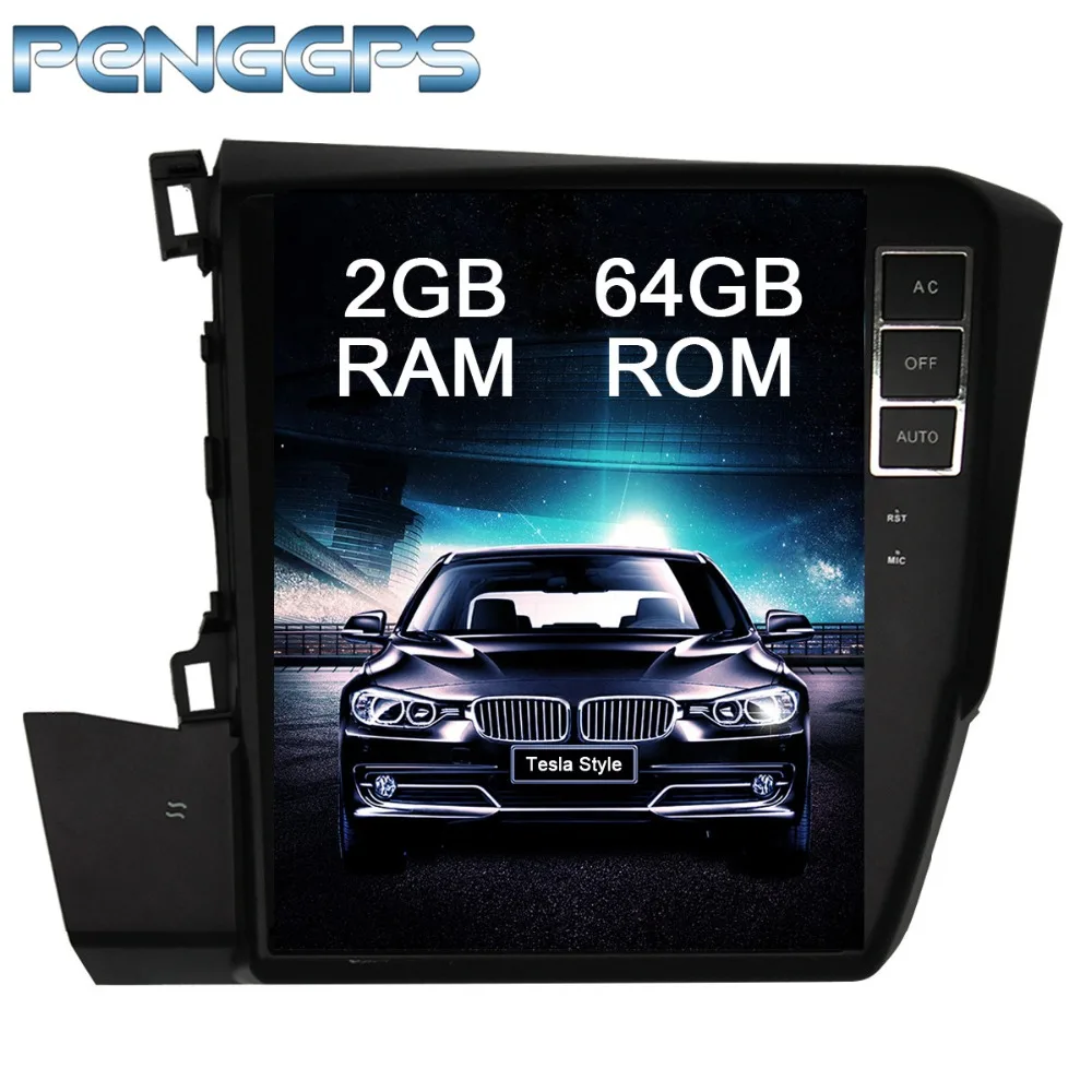 10,4 дюймов Tesla стиль 64G Android 7,1 Автомобильный gps навигация для Volkswagen VW GOLF 7 2013- dvd-плеер wifi ips экран головное устройство