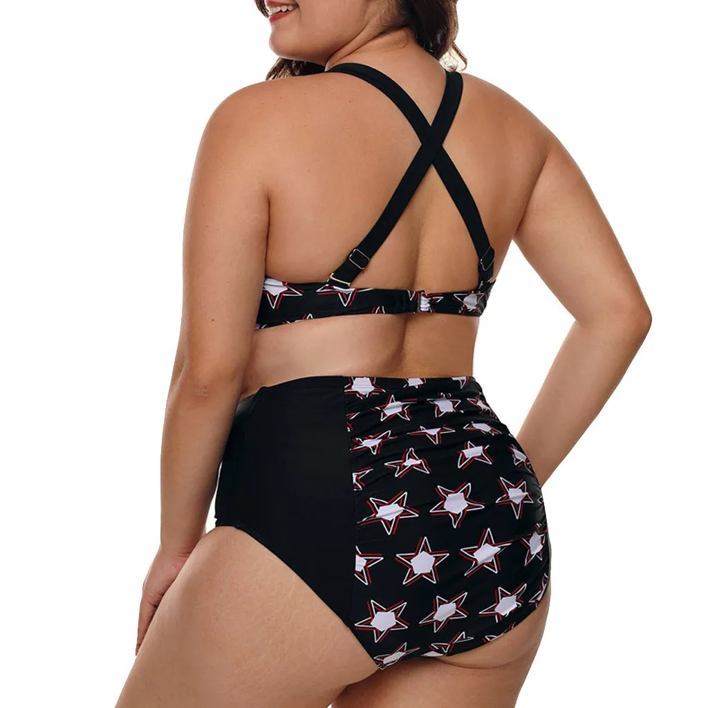 SAGACE два предмета принт со звездами бикини мягкий пляжная одежда 2019 летний