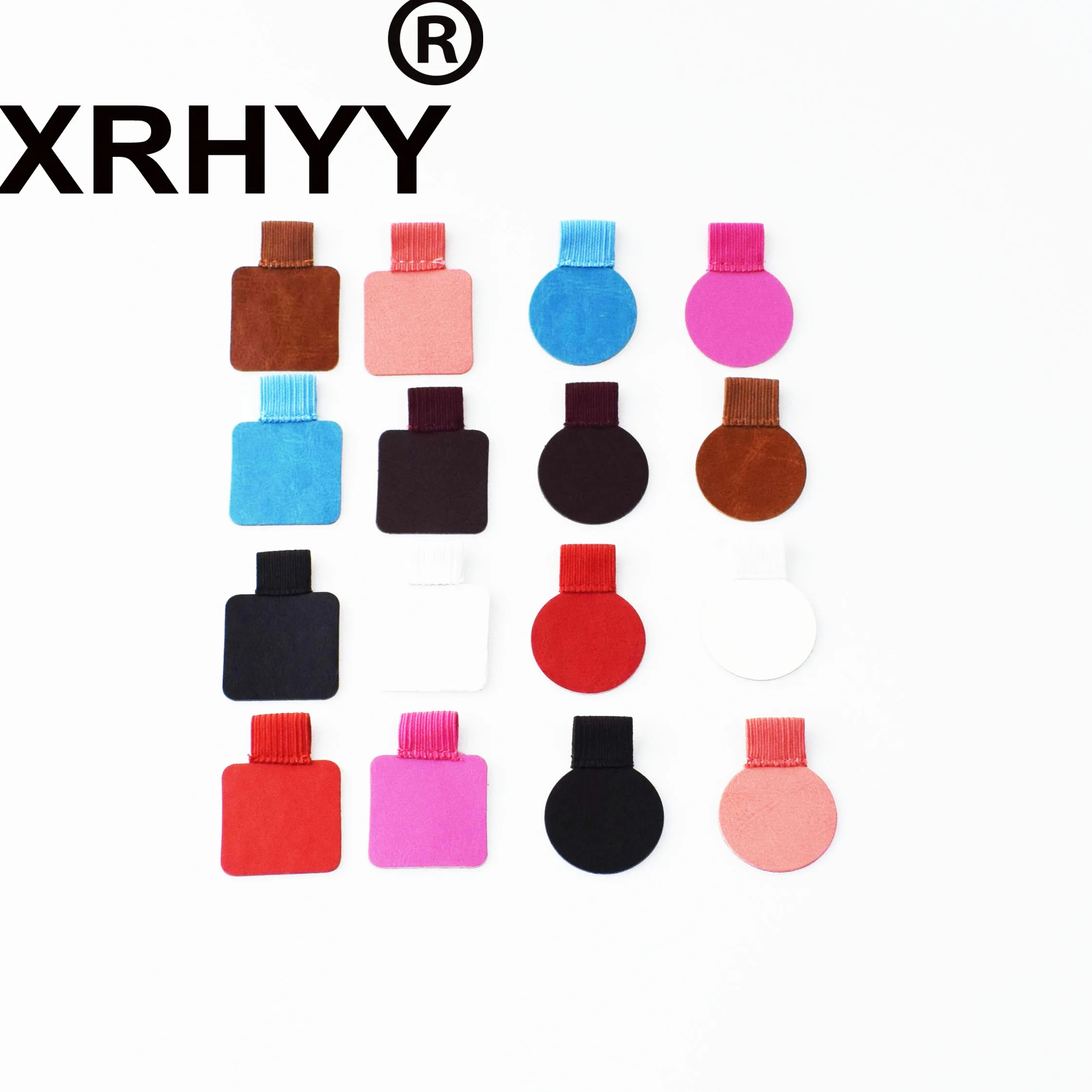 Самоклеящийся кожаный держатель для ручек XRHYY 6 упаковок с эластичным ремешком