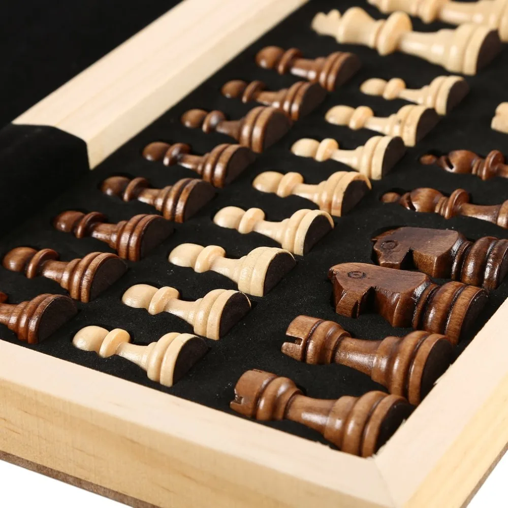 International Chess Set Teaching Competition Oversized Chessman Luxurious Premium Gift Box Solid Wood Board | Спорт и развлечения