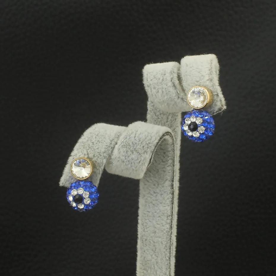 Оптовая продажа новые круглые сережки из нержавеющей стали серебряного и