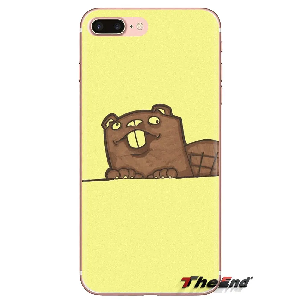 For Huawei Nova 2 3 2i 3i Y6 Y7 Y9 Prime Pro GR3 GR5 2017 2018 2019 Y5II Y6II cute beaver minimalism art Mobile Phone Case Cover |