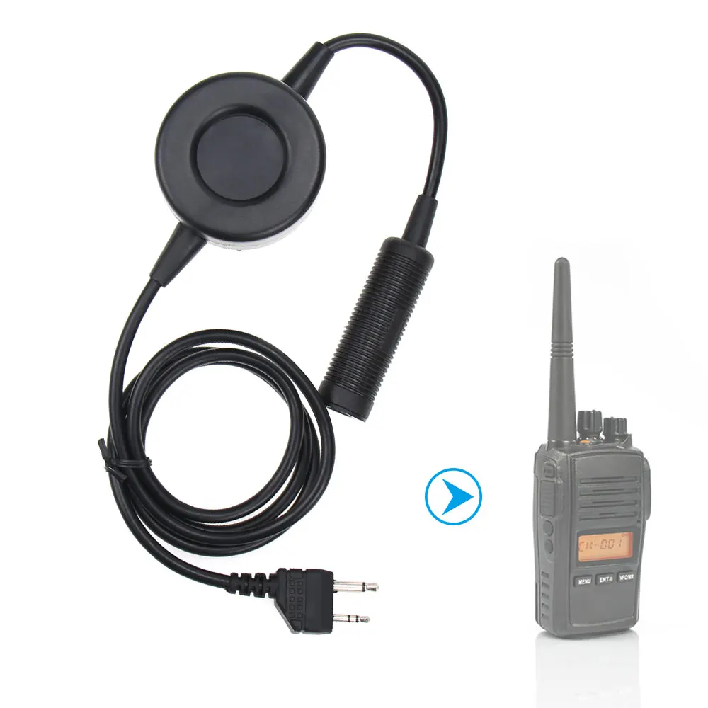 Тактический U94 штекер гарнитуры PTT для KENWOOD Walkie Talkie ICOM Midland Motorola радио телефон