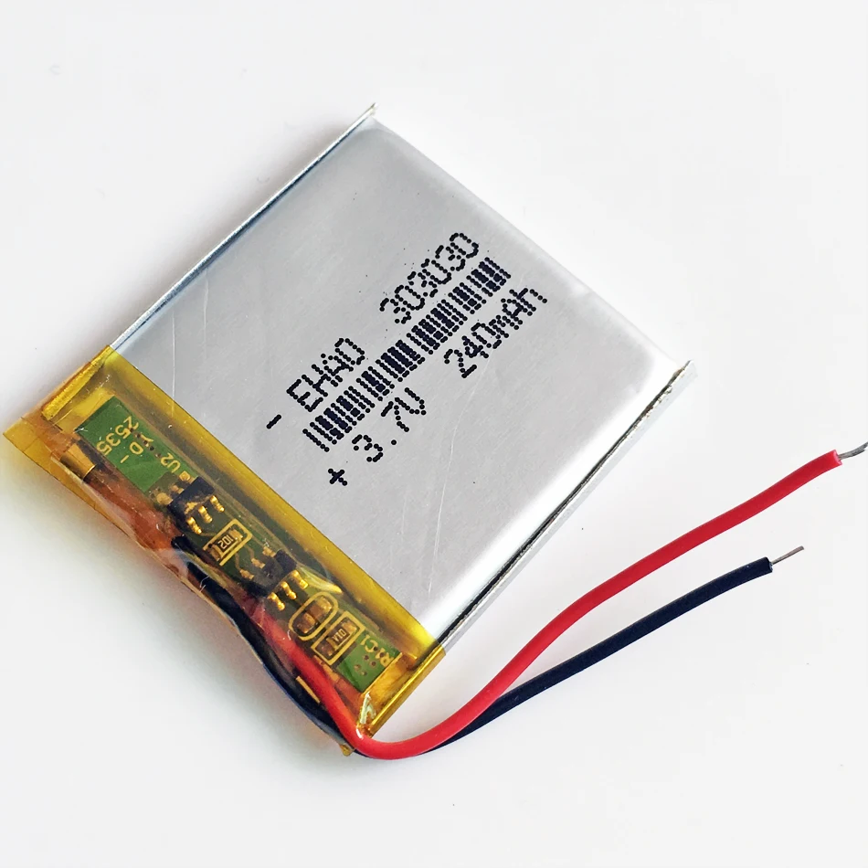 Литий полимерная аккумуляторная батарея 3 7 в 240 мАч 303030 для Mp3 GPS PSP bluetooth наушников