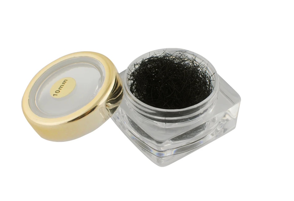 Ресницы для наращивания из Кореи 2 шт. мягкие черные толщина Горячая Распродажа 0