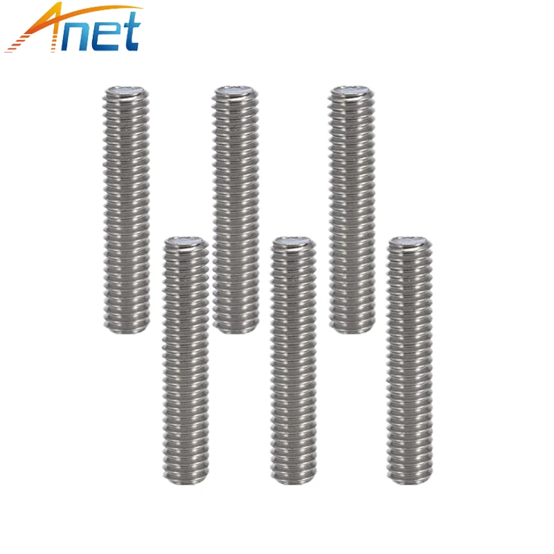 5PCS Anet 3d printer parts throat PTFE tube inside stainless steel Tube Throat 30mm for 1.75mm filament Makerbot MK8 Extruder | Компьютеры