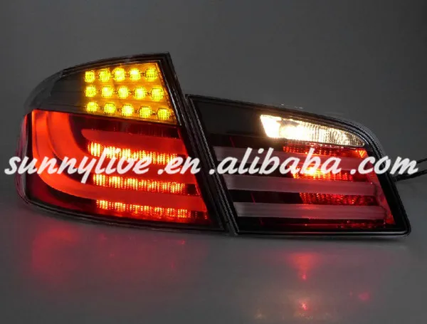 2010 2013 год для BMW F10 F18 520 525 530 535i LED Фонарь Задний Лампы мотоциклов Chrome корпус дБ