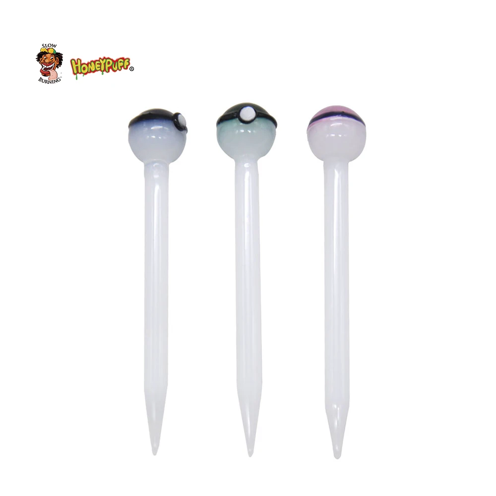 HONEYPUFF премиум стекло Carb cap Dabber воск масло папа инструмент 4,7 дюймов ручка Carb cap Dabbler кварц Banger Стекло Курительная Водопровод