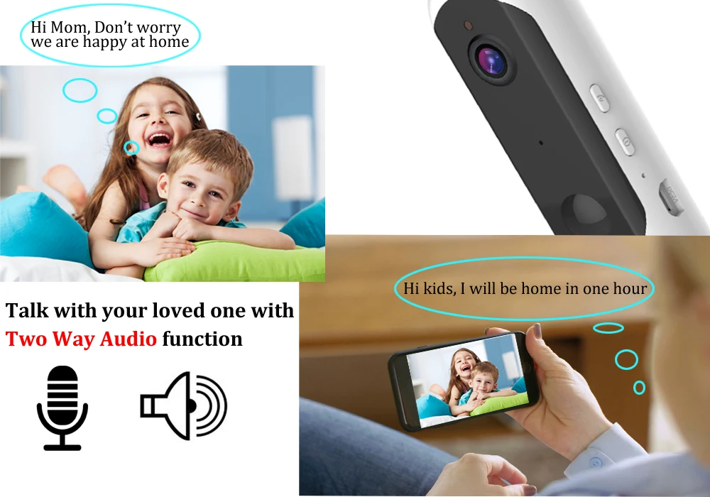 CTVMAN 1080 P/720 P WIFI батарея камера домашняя беспроводная ip 2MP питание от аккумулятора