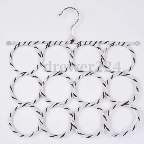 8/12/16/28 Holes Scarf Clothes Towel Storage Hangers Hooks Display Ties Belt New Holder Circle Case Container Organizer | Дом и сад