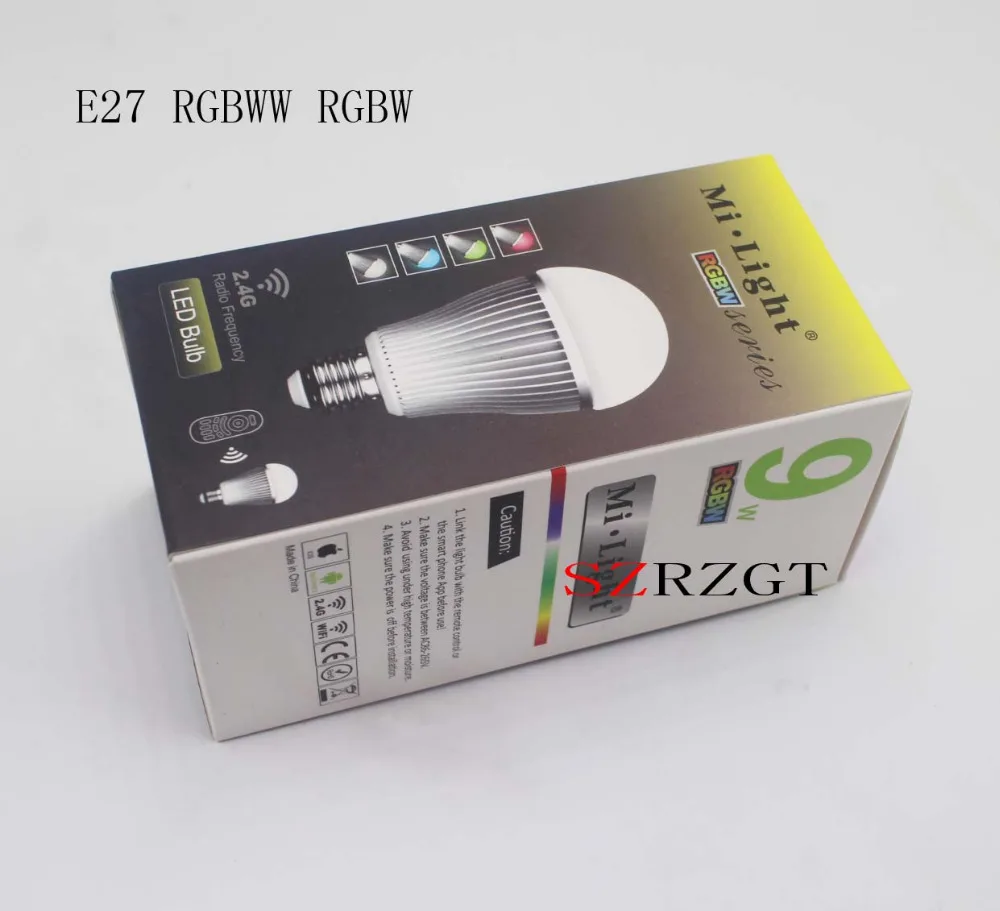 RGBCW RGBWW E27 Светодиодный светильник с регулируемой яркостью RGB лампа 2 4G