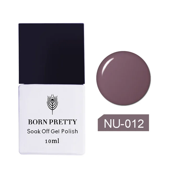 color 012 Серия BORN PRETTY, Гель-лак для ногтей, Гель-лак для ногтей, лак для ногтей, 12 цветов, гель для рисования, 1 бутылка, 10 мл - Цвет: color 012
