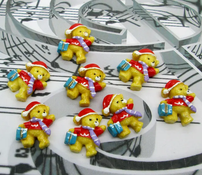 

20 шт Красочные снеговик изделия из смолы каваи бисера Flatback кабошон магнит на холодильник скрапбук DIY аксессуары кнопки