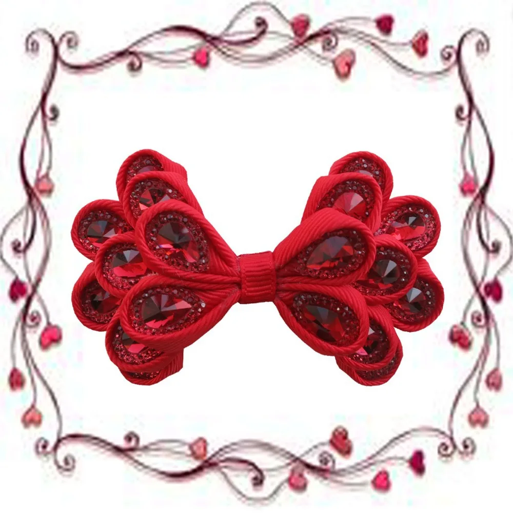 8 шт. Ручная настройка аксессуары для волос высокие корсажные ленты зубы крокодил