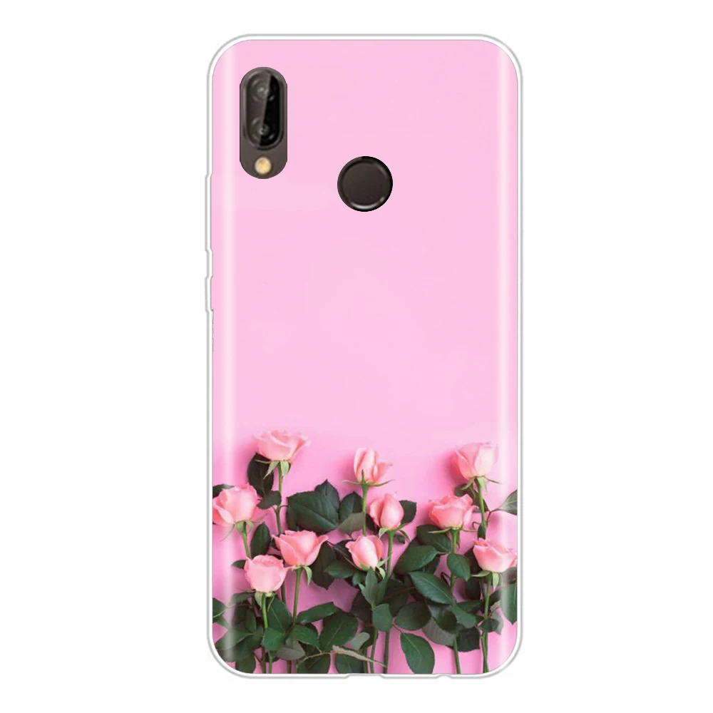 Чехол для huawei P20 Lite силиконовый чехол защитный из мягкого ТПУ удобный телефонный