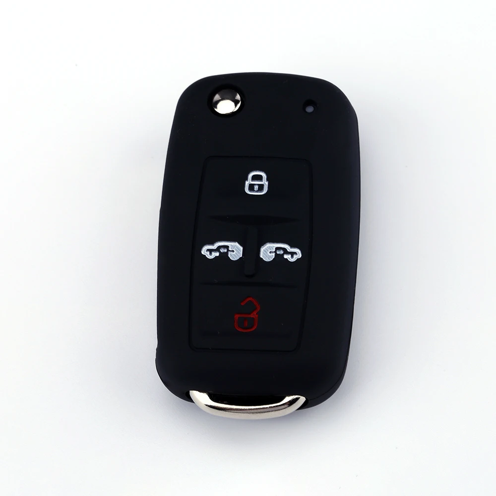 Waterproof practical silicone Car Key Case 4 Buttons Remote control shell holder | Автомобили и мотоциклы