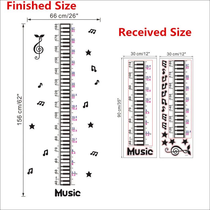 Настенные виниловые наклейки из ПВХ для детской комнаты гостиной высотой 66*156 см |
