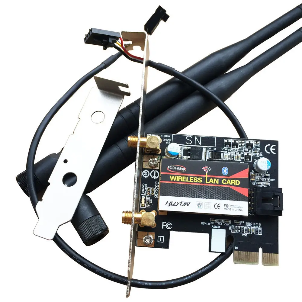 Wireless- AC 3160 Band Dual 802.11ac 433M + Bluetooth BT 4.0 PCI-E 1X 16X WIRELESS Desktop WIFI WLAN CARD for Intel 3160AC | Компьютеры и