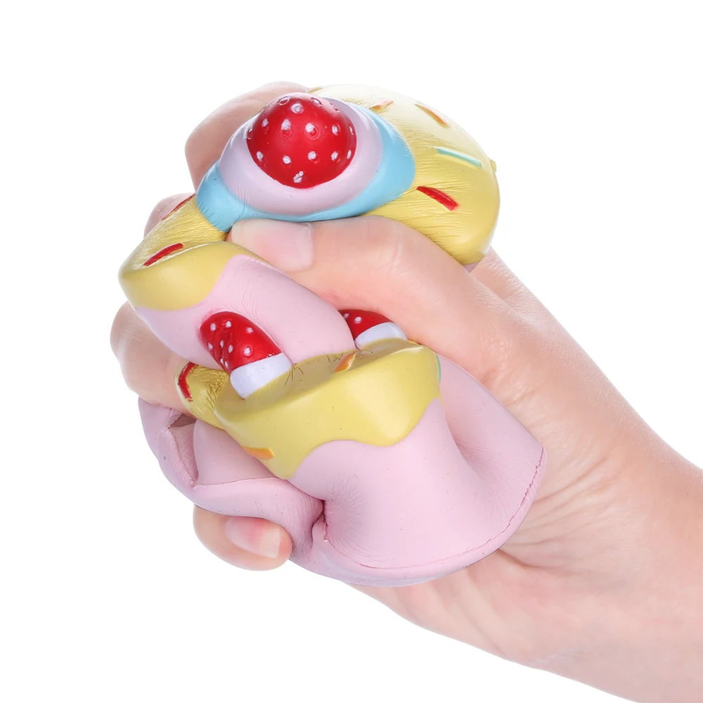 Vlampo розничная продажа 1 шт. Kawaii медленно расправляющиеся мягкие игрушки желтый