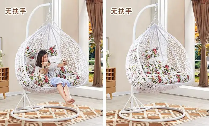 Уличная подвесная корзина, стул из ротанга для отдыха гостиная, балкон, качели, птичье гнездо, колыбель, двойной, для взрослых, домашнее, подвесное кресло
