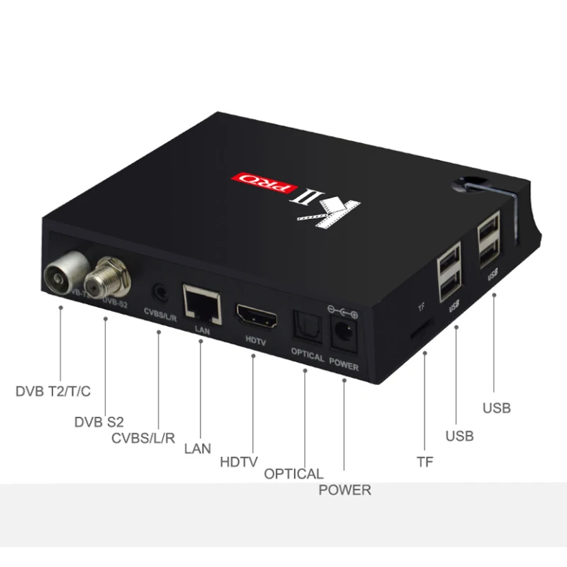 Умная ТВ приставка MECOOL KII Pro 2G 16G Двухдиапазонная с Wi Fi на базе Android DVB S2 T2 C