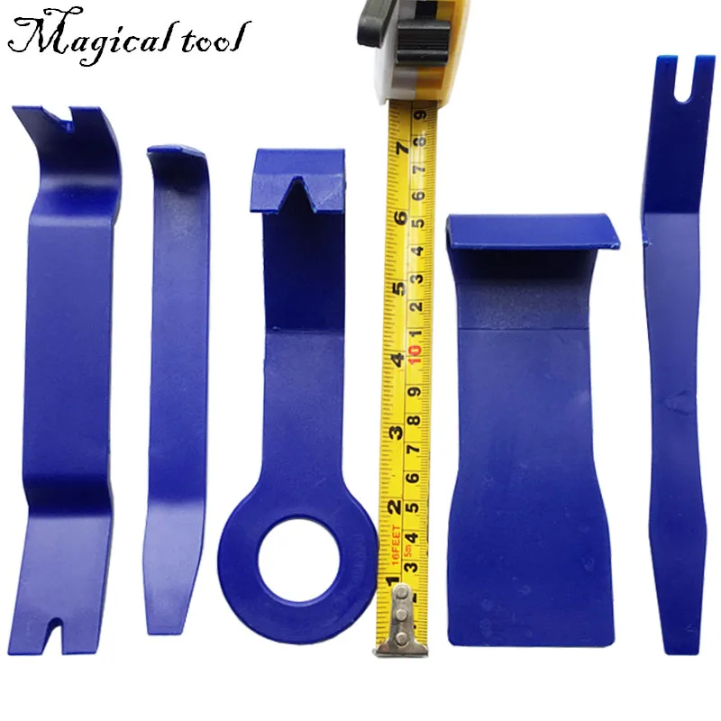 7 шт. жесткий пластиковый автомобильный Радио панель для внутренней двери клипса