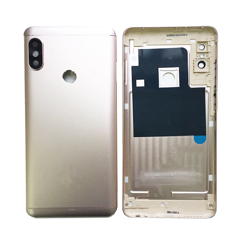 Top Quality For Xiaomi Redmi Note 5 Battery Cover Rear Back Case Housing Door+Side Buttons+Camera Len Pro | Мобильные телефоны и