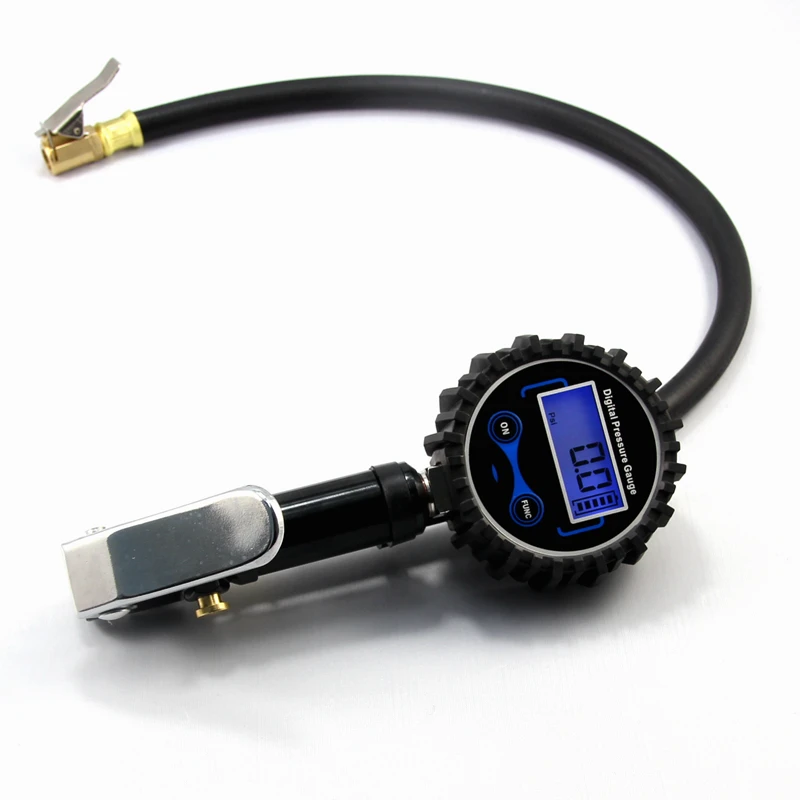 Digital Car Tire Air Pressure Inflator Gauge LCD Display Backlight Vehicle Tester Inflation Monitoring Tire Inflating Gun