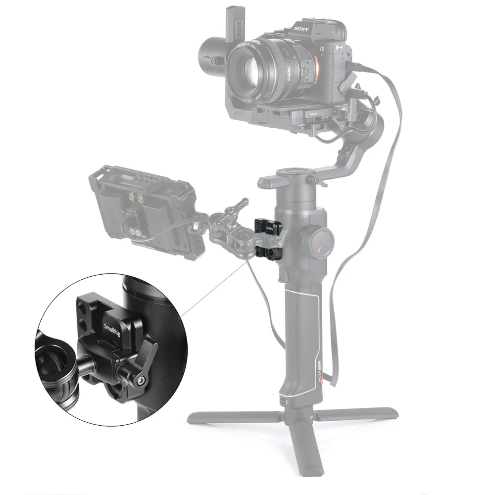 Монтажная пластина для камеры DSLR SmallRig Moza Air 2 Gimbal с отверстиями поиска Arri рейка Nato