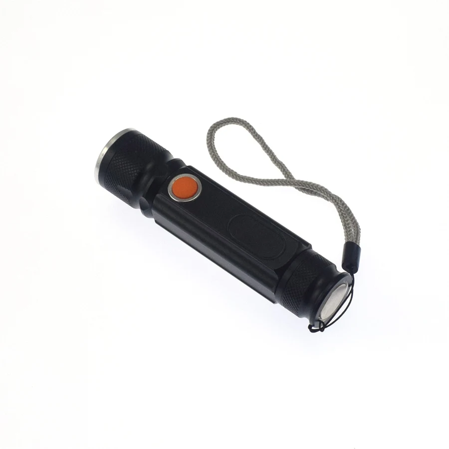 USB Перезаряжаемый Аккумулятор для светодиодного фонарика XML-T6 фонарь на светодиодах COB боковой свет Электрический фонарь ночник Сильный Магнит База ночник