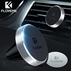 Магнитный автомобильный держатель для телефона FLOVEME, подставка для iPhone 13 X XS XR Samsung, магнитный держатель на вентиляционное отверстие для сотового телефона, мобильный телефон в автомобиле