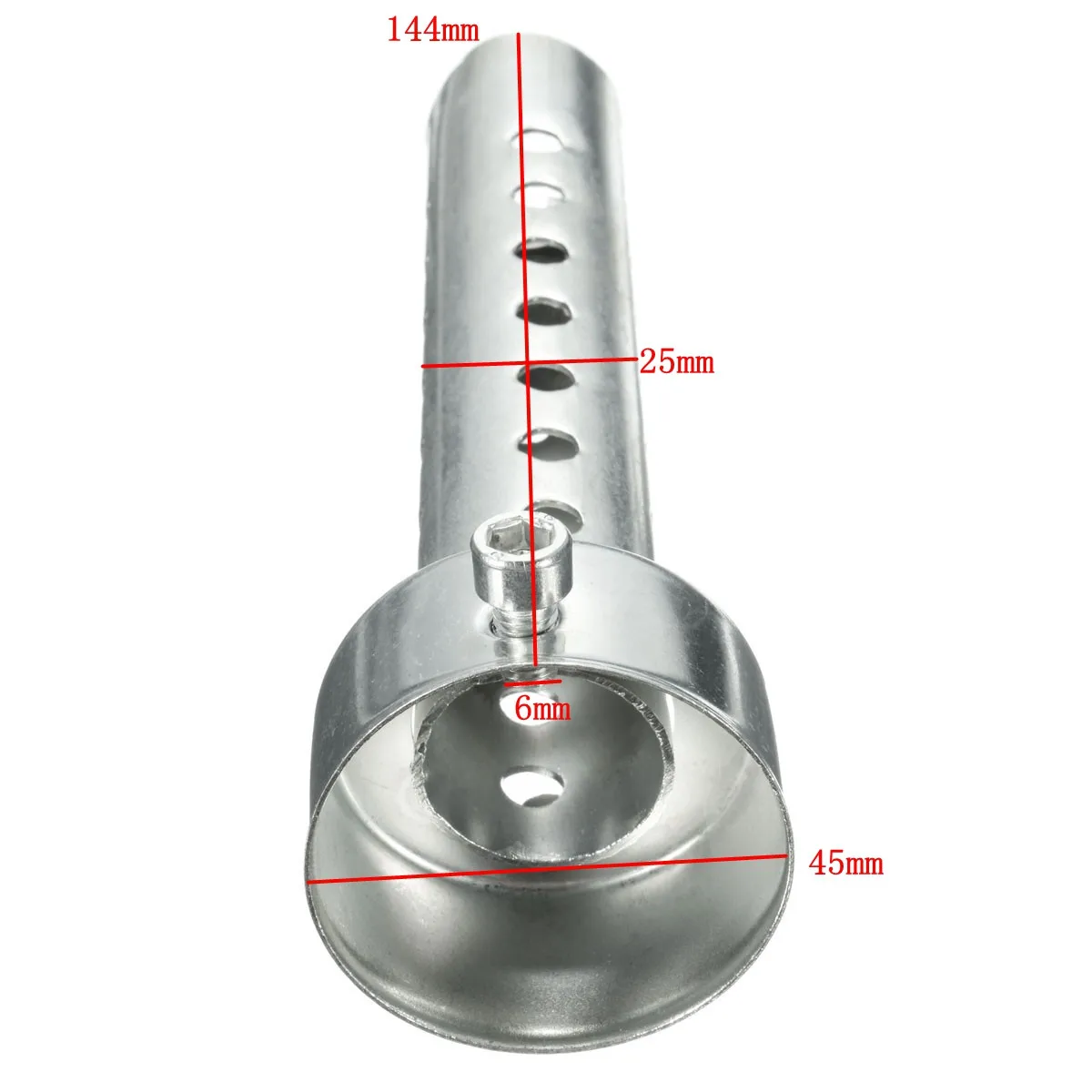 Long 45mm Мотоцикл может дБ убийца глушитель Шум звук Eliminator выхлоп Регулируемый глушитель 35 мм/42 мм/45 мм/48 мм/60 мм - Цвет: Long 45mm