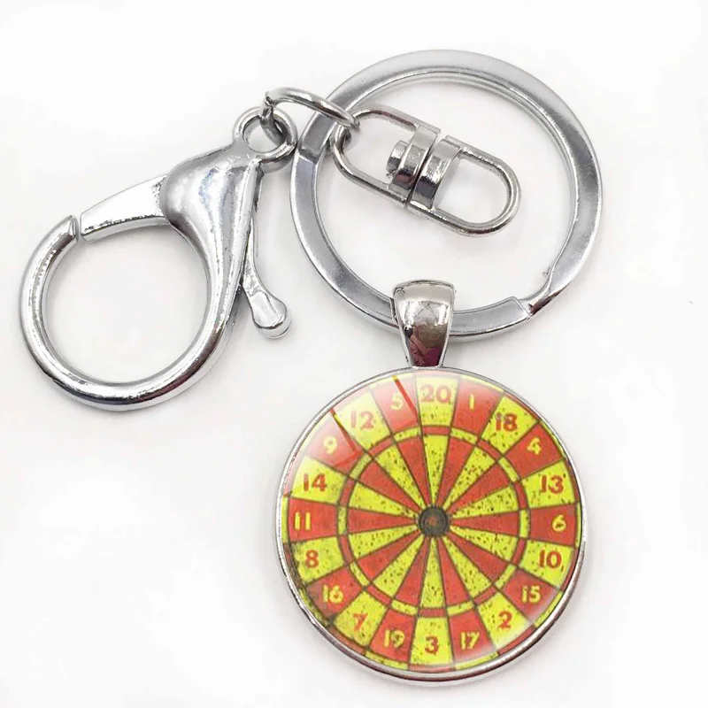 Винтажный Dartboard брелок ювелирный для дротиков игровой брелок-дротик держатель