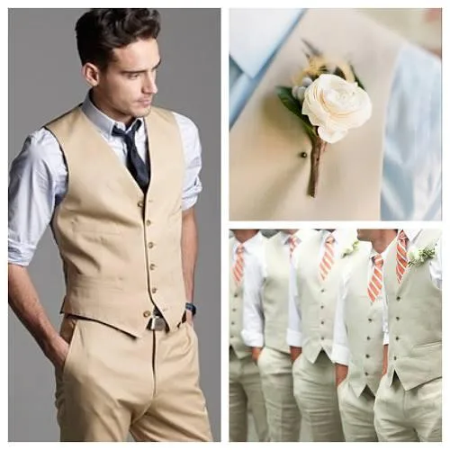 Caballero invierno Tweed tela Hombre Trajes de negocios novio esmoquin hombres Prom fiesta abrigo pantalones establice tres Traj | Мужская