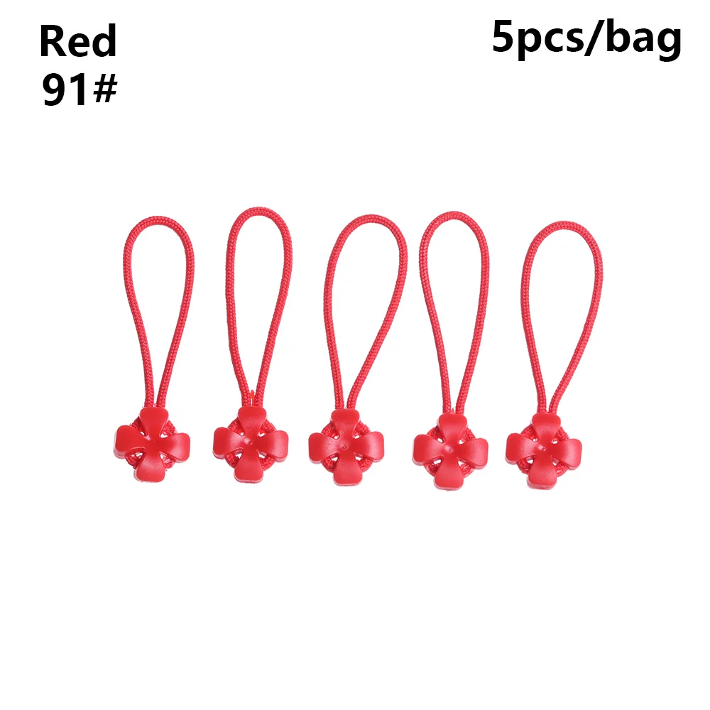 Style1-Red 5 шт. фиксатор для троса на застежке-молнии, сменный зажим, сломанная Пряжка, дорожная сумка, чемодан, одежда, палатка - Цвет: Style1-Red