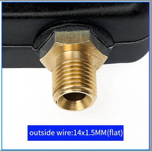 outside wire14x1.5mm Мойка высокого давления распылитель воды вентилятор форма сопла с быстроразъемным соплом Автомойка аксессуар City Wolf чистящий инструмент - Цвет: outside wire14x1.5mm